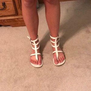 WHITE SANDALS